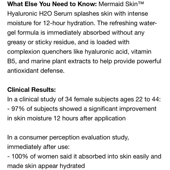 Tarte Sea Mermaid Skin Hyaluronic H2O Serum - Picture 6 of 9